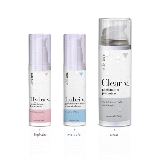Vulvi Pack 4 | Clear V + Hydra V. + Lubri V.