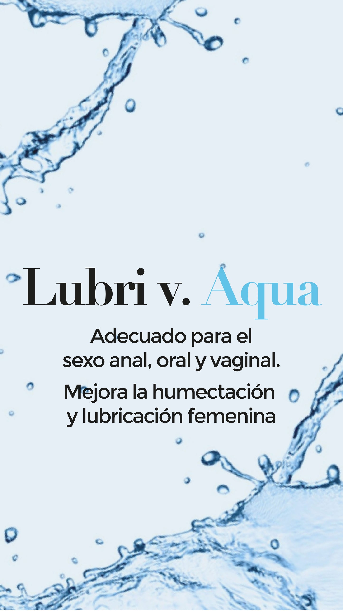 Lubri V Aqua | Lubricante íntimo Femenino a base de Agua